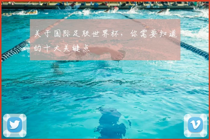关于国际足联世界杯,你需要知道的十大关键点